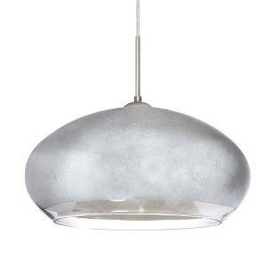 Besa Lighting Brio 14 1 - Light Pendant in  Satin Nickel - 1 of 1