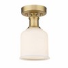 Z-Lite Bryant 1 - Light Flush Mount in  Heritage Brass - 4 of 4