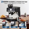 20 Bar Espresso Machine with Grinder, 30 Grind Settings & Milk Frother, 1.5L Removable Water Tank, Adjustable Shot Volume for Home/Office - 4 of 4
