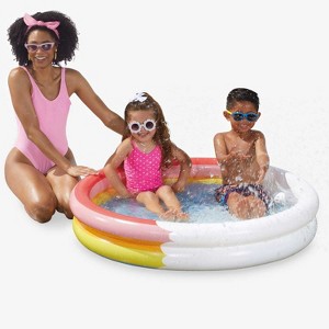Funsicle Rainbow Heaven FunRing Pool - 1 of 4