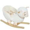 Qaba Baby Rocking Horse, Sheep Rocking Horse for Toddlers, Plush Stuffed Ride-on Animal Rocker with Lullaby Song - 4 of 4
