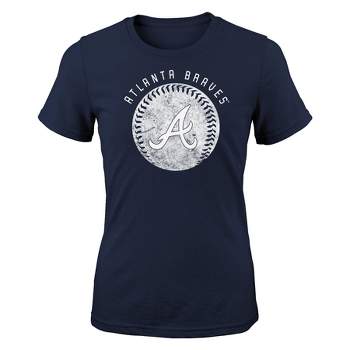 MLB Atlanta Braves Girls' Crew Neck T-Shirt