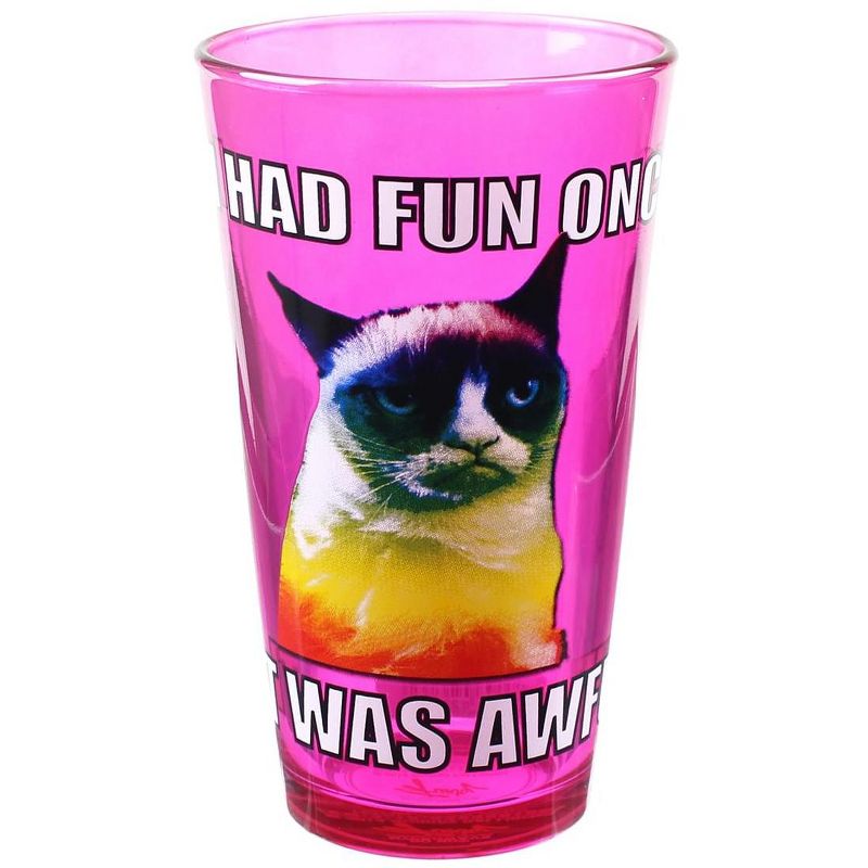 Just Funky Grumpy Cat Fun 16oz Pint Glass, 2 of 3