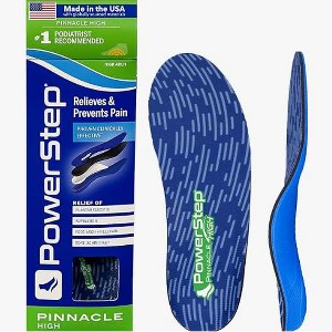 Powerstep 5021-01C Pinnacle High Insole (1 Pair), size M6W8 - 1 of 3