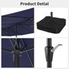 15ft Extra Large Double,Sided Patio Umbrella With Crank Handle & Base Included,Outdoor Market Umbrella for Poolside, Garden, Deck, Backyard Shade - 4 of 4