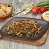 Bayou Classic 7780B Black Enameled Cast Iron Fajita Pan Features Wooden Trivet 12-in Length Perfect - 2 of 2