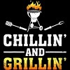 Men's Design By Humans Chillin' and Grillin' By natasashoppu Tank Top - 2 of 2
