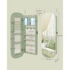 Jewelry Cabinet, LED Accessory Organizer with Mirror, Lockable 3.9 x 16.5 x 42.5 Inches - 3 of 4