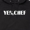 Men's - Instant Message - Yes Chef Diner Font Graphic Fleece Pullover Hoodie - 2 of 4