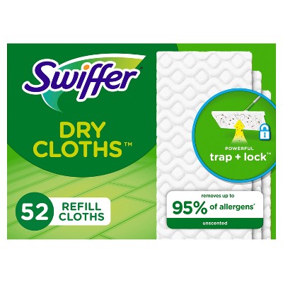 Swiffer Sweeper Dry Sweeping Cloths - Unscented - 52ct