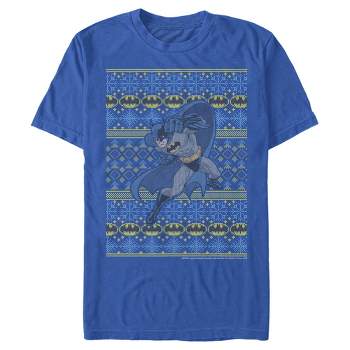Men's Batman Ugly Christmas Dark Knight Fist T-Shirt