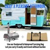 12" Outdoor Wood Fired Pizza Oven with Built-in Thermometer Stainless Steel Pizza Stove,Camping Picnics Silver Semi-Automatic Hexagon - 4 of 4