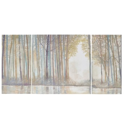 VisioGear 3PCS Triptych Canvas Wall Art Set, Wall Decor for Hallway Office Wall Decor, Multicolor, 30"*30"*1.5"