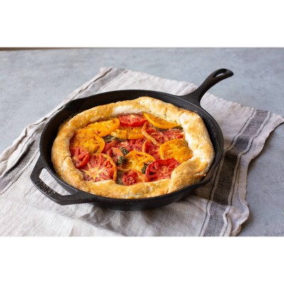 Lodge 6.5 Cast Iron Skillet: Oven & Broiler-Safe, Hand Wash, Gas & Induction Compatible, Black, 1.94 lbs ‼️USED ITEM‼️also scratches