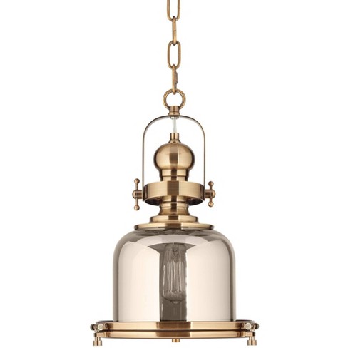 Possini Euro Design Antique Brass, Gold Lantern Pendant Light For Kitchen Island