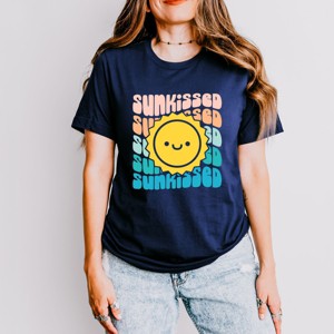 Simply Sage Market Sunkissed Stacked Sun Colorful Short Sleeve Tee - 1 of 4