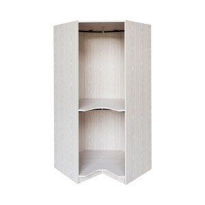 NicBex 63.60"H Armoire Corner Wardrobe Closet Storage Cabinet with Pole & Shelves for Bedroom - 1 of 4