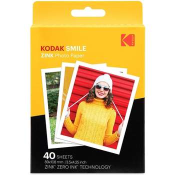 Kodak 2x3 Premium Zink Photo Paper (20/50 Sheets) Compatible with Kodak  Smile, Kodak Step, PRINTOMATIC