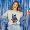 Simply Sage Market Women's Peace Sign Flag Vibes Short Sleeve Graphic Tee - 2 of 4