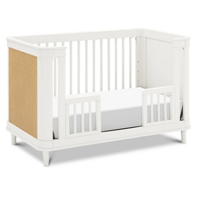 Warm White Wooden Toddler Bed Conversion Kit