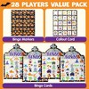 Joyfy 28 Players Halloween Bingo Game Cards, Halloween Party Favors Adults Kids Indoor Card Games for Classroom School Family Group Activities - 2 of 4