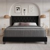 Home Design Homer Tufted Upholstered Panel Bed - 2 of 4