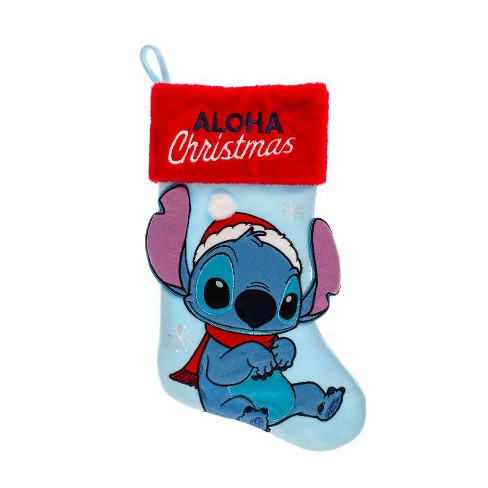 Lilo & Stitch Stitch Applique Holiday Stocking 20