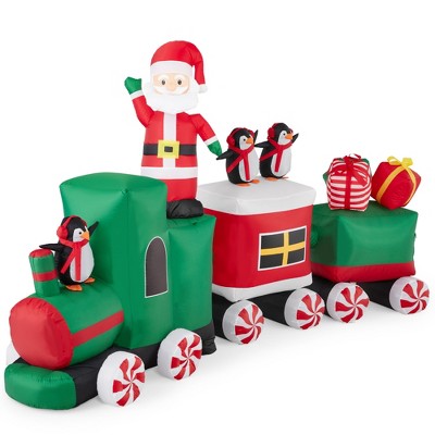 Christmas colossal train shops inflatable