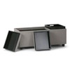 NicBex 41.7" Storage Bench Rectangle Ottoman with Storage Linen Fabric Upholstered Bench for Bedroom, Entryway - 2 of 4