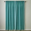 SKL Home By Saturday Knight Ltd Catherine Crochet Window Curtain Panel Pair - 2-Pack - Teal - 4 of 4