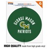 George Mason University Patriots Logo Automotive Car Window Locker Circle Bumper Sticker - 3 of 4