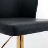 CAVINAS 25"-33"Swivel Bar Stools with Back Tufted,Set of 2,Upholstery Counter Height Barstools,Adjustable Seat Height - 3 of 4