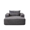 75-Inch Corduroy Upholstered Sofa Lounger - Ready to Use, Soft Modern Sleeper for Indoor Living & Bedroom - 3 of 4