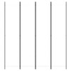 vidaXL 4-Panel Room Divider White 78.7"x86.6" Fabric - Foldable Screen for Privacy and Sunlight Protection, Easy Assembly, Durable Material - 3 of 4