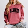 Simply Sage Market Women's Lightweight Garment Dyed Graphic Sweatshirt Always Cold Bold - 2 of 4
