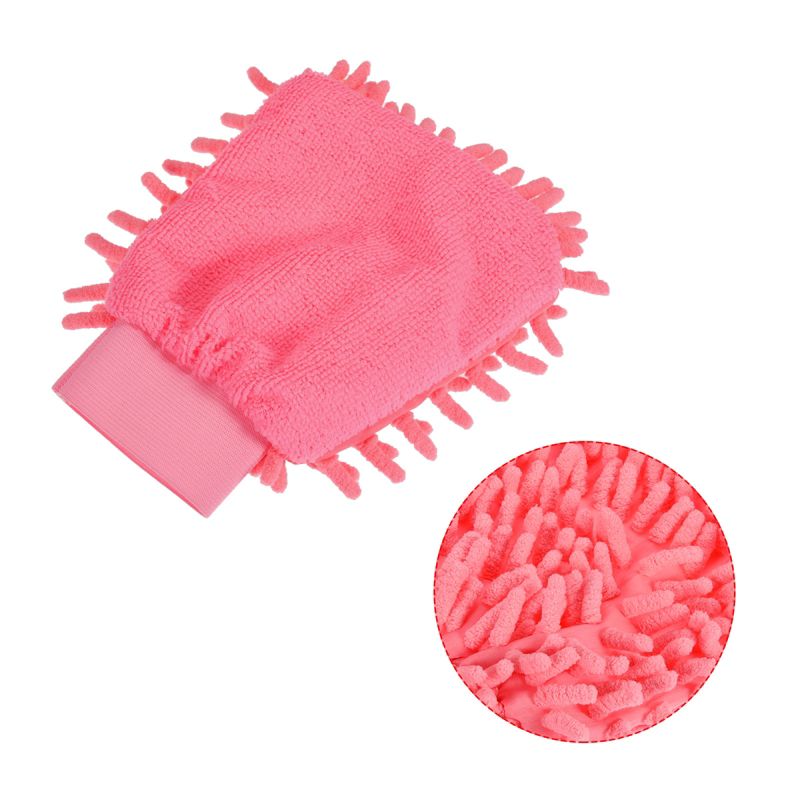 Unique Bargains Microfiber Chenille Mitts Reusable Scratch-Free Cleaning Glove Wash Sponge for Home Kitchen, 4 of 7