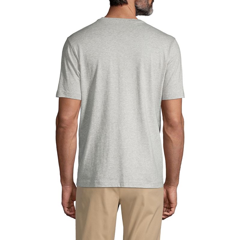 Lands' End School Uniform Men's Short Sleeve Essential T-shirt, 2 of 5
