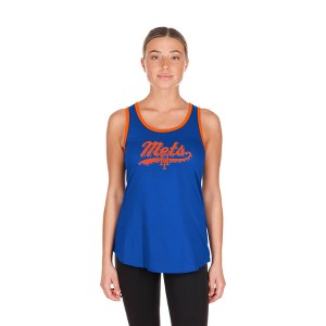 MLB New York Mets Women's Bi-Blend Tank Top - 1 of 4