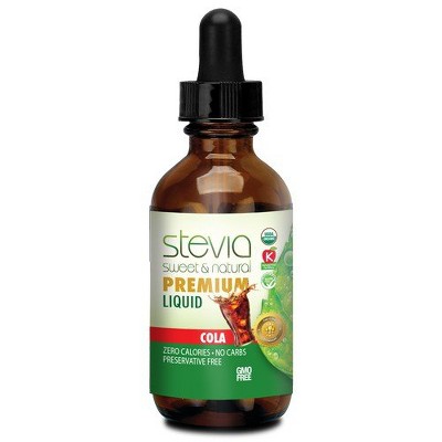Stevia Sweet & Natural Cola by Stevia International  -  1 oz (30 ml) Liquid