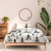 Ninola Design Winter Snow Trees Forest Neutral Comforter + Pillow Sham(s) - Deny Designs - 3 of 3