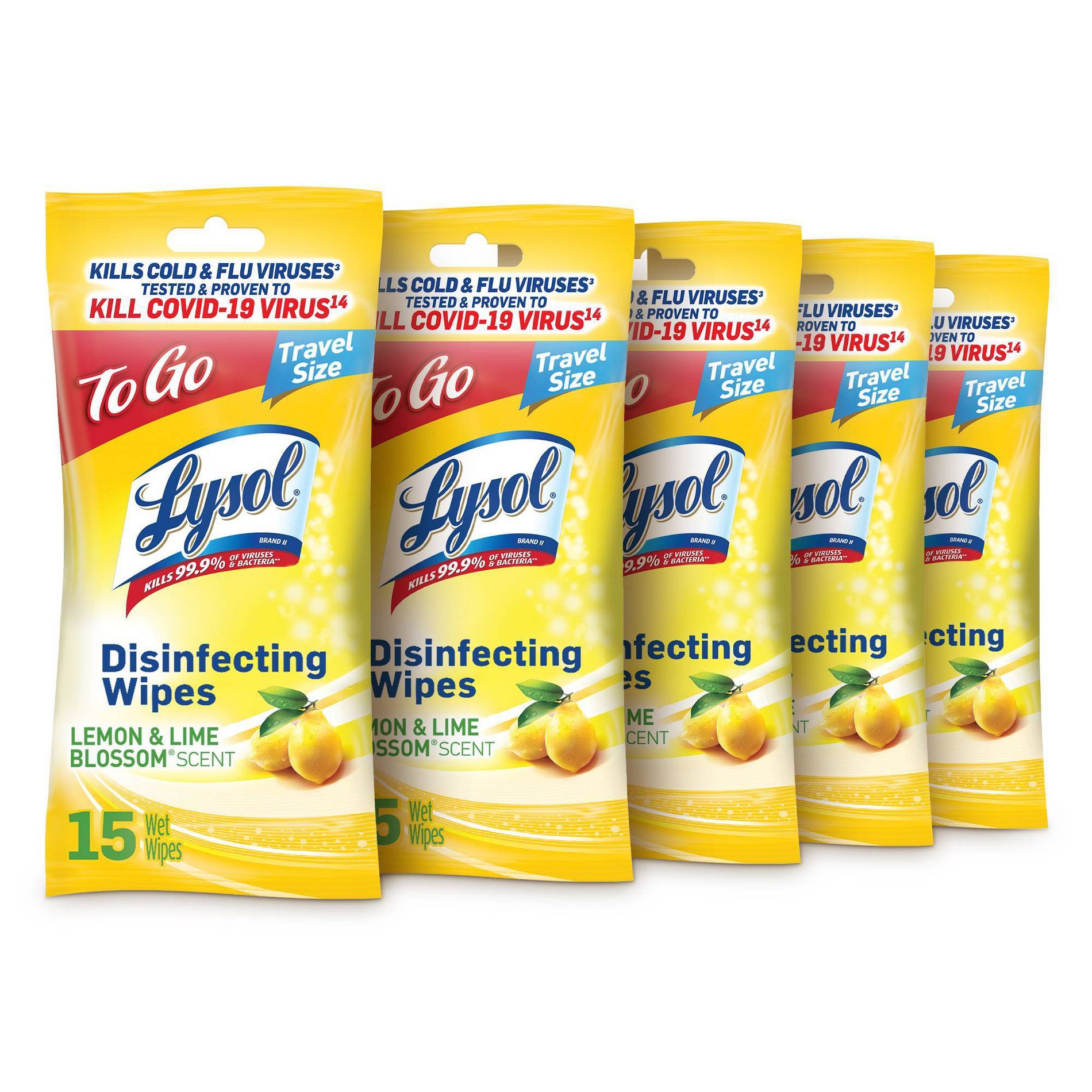 Lysol Lemon and Lime Blossom Disinfecting Wipes