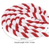 Unique Bargains Natural Twisted Cotton Craft Railings Home Decor Tug of War 3-Strand Rope 1 Pc - 2 of 4
