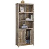 Sauder 71.5" Granite Trace 5 Shelf Library Bookcase with Doors Rustic Cedar - 2 of 4