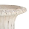AZL1 Life Concept Planter MGO Garden Urn with Drainage Hole Stopper and No Assembly Needed for Indoor or Outdoor Use, White, 24"*17.5"*17.5" - 4 of 4