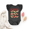 The Juniper Shop Watermelon Chart Summer Vibes Flutter Sleeve Bodysuit - 3 of 4