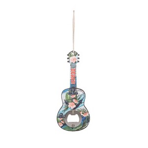 Beachcombers 6.9" MDF BEACH SCENE GUITAR BOTTLE OPENR - 1 of 1