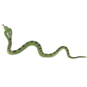 Collectible Wildlife Gifts | Snake, King Cobra, Green, Rubber Reptile, Educational, Realistic Hand Painted,  Model,   Gift, Toy,      9"    F3598 B363 - 1 of 4