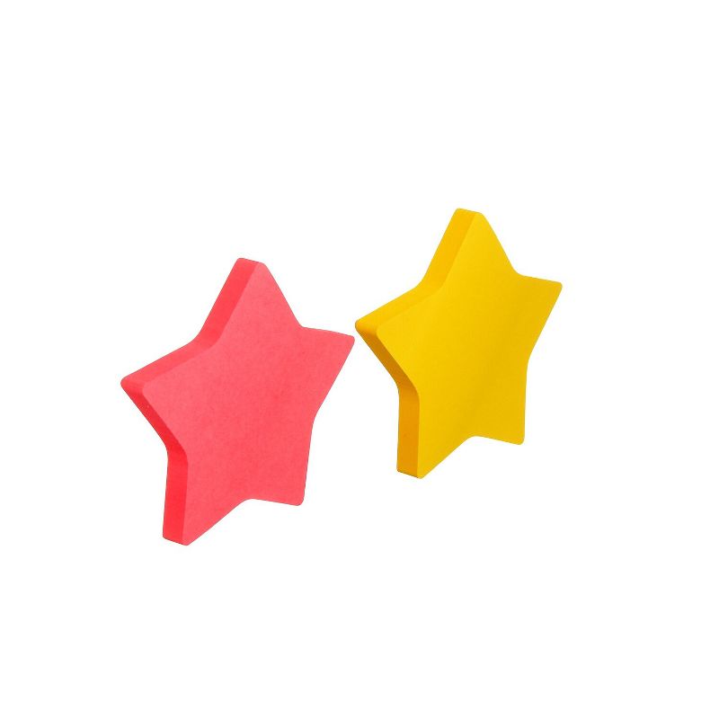 Post-it Die-Cut Shaped Notepads 2.6" x 2.6" Assorted Colors Star-Shaped 7350-STR, 5 of 6