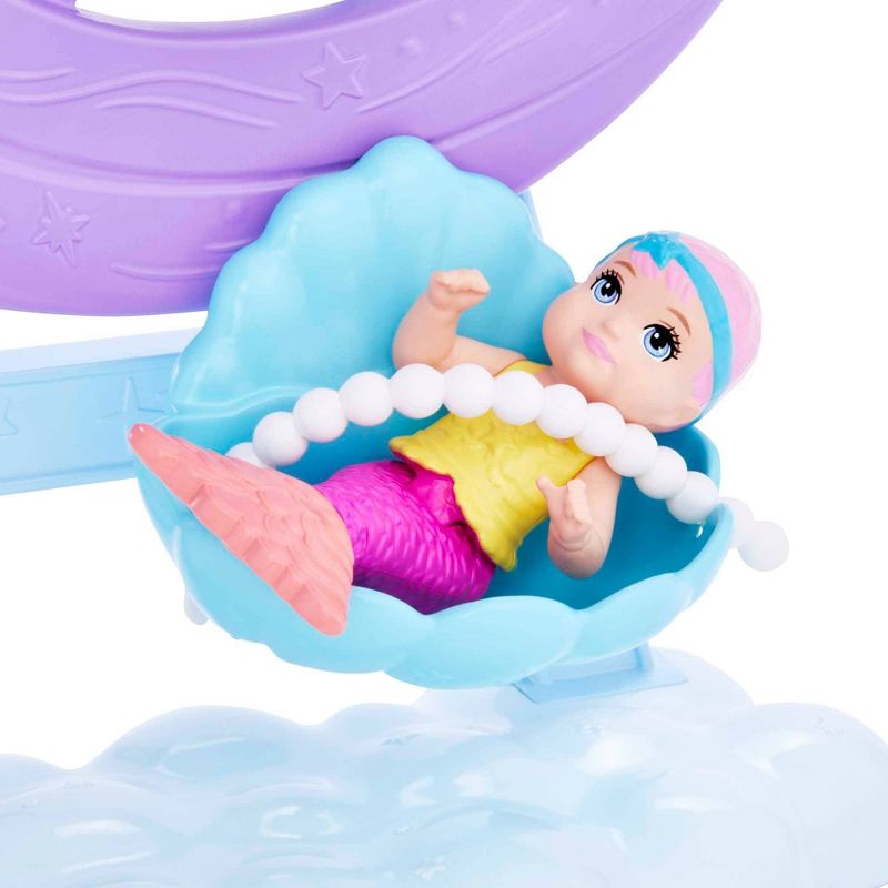 Barbie Mermaid Doll Nurturing Playset with Merbaby Octopus and Seal, 4 of 7
