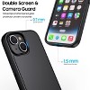 Reiko 2-in-1 Skin Sensation Shockproof Cell Phone Case for iPhone 15 6.1-inch - 2 of 4